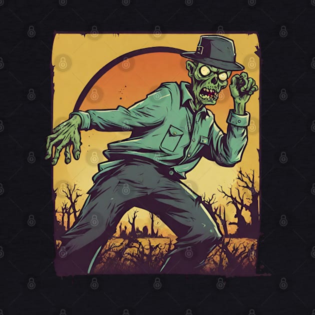 Dancing zombie by Ilustradamus